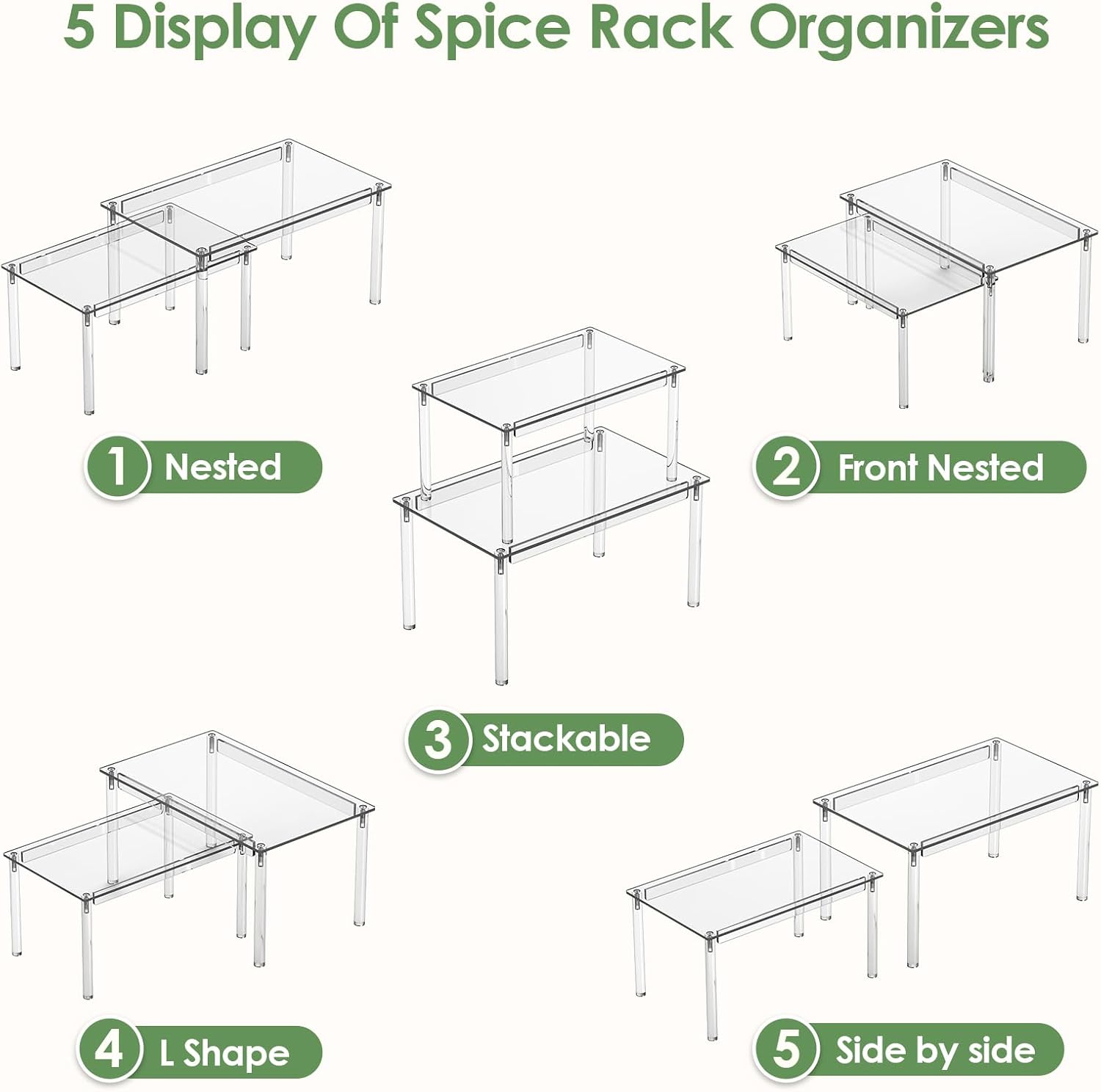 Acrylic Shelf Riser