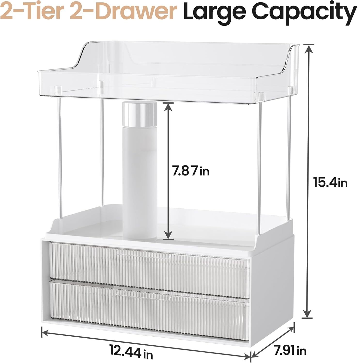 2 Pack Countertop Organizer