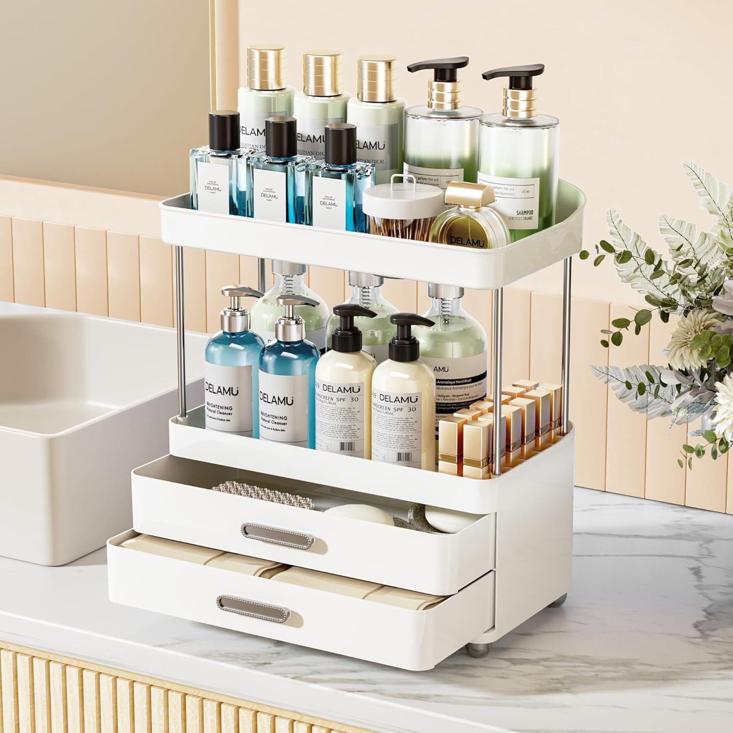 Bathroom Countertop Organizer – DELAMU