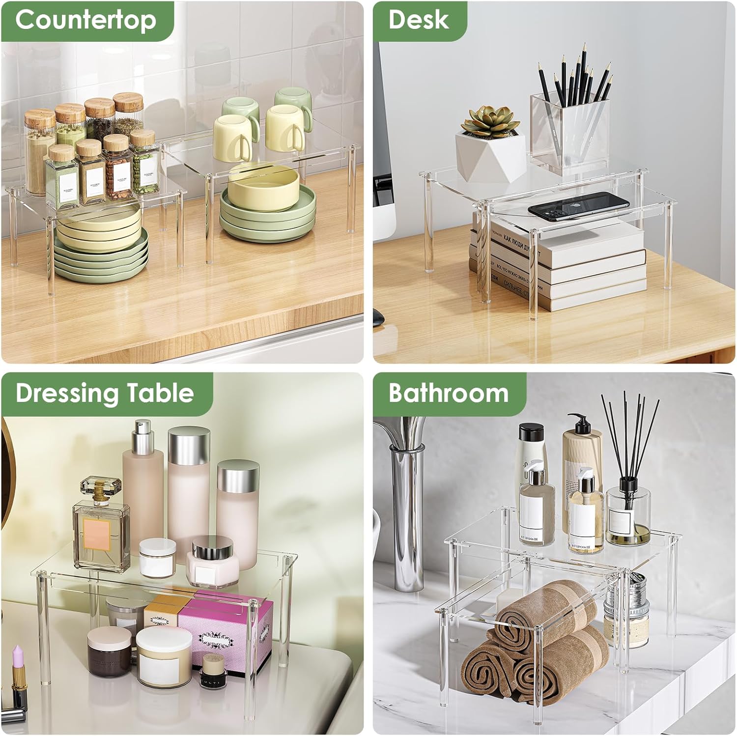 Acrylic Shelf Riser