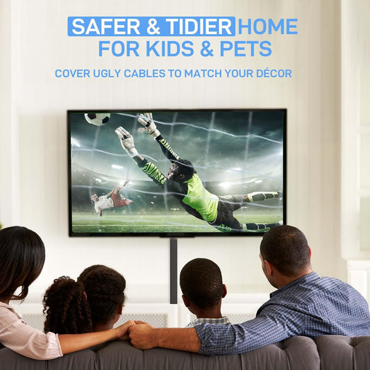 85in Black Cord Covers