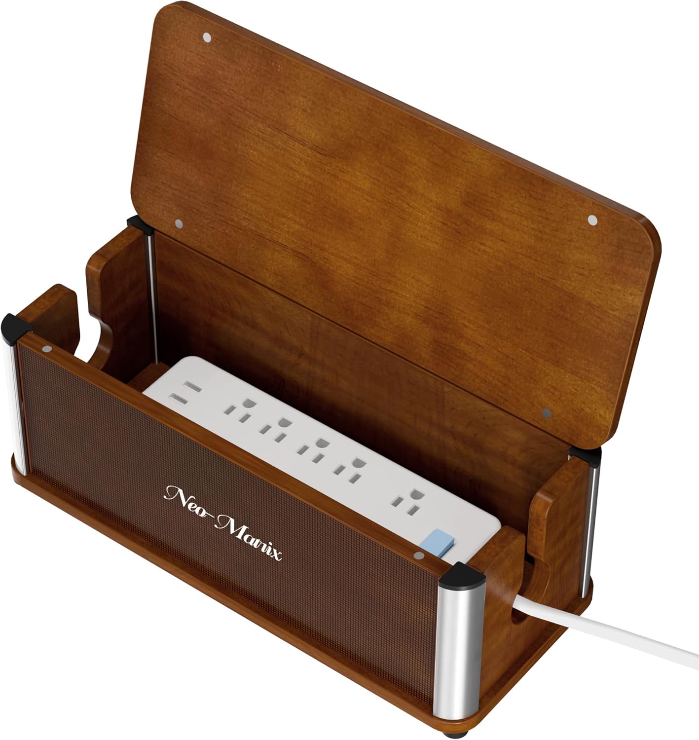 Delamu Wooden Cable Management Box