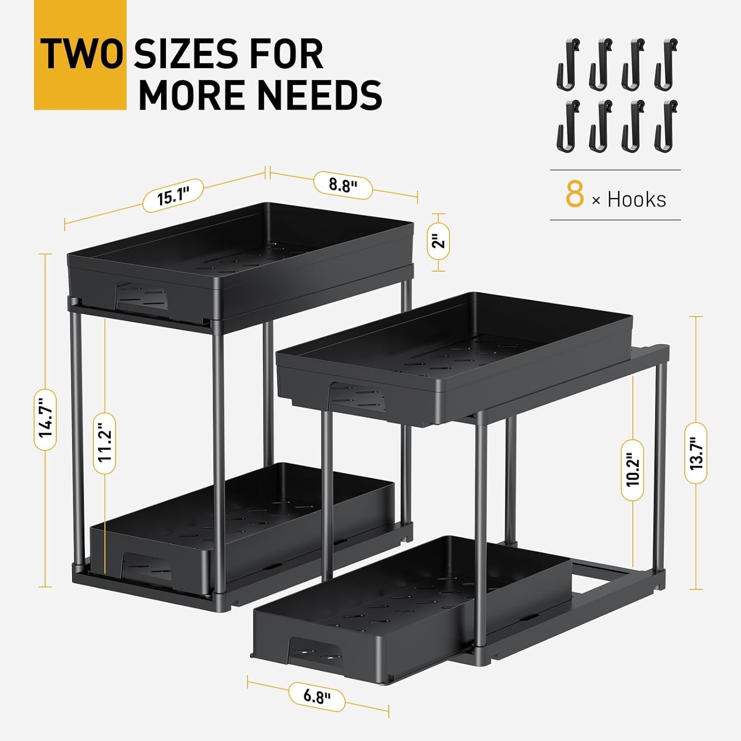 2-pack Cabinet Organizer