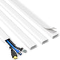 Delamu 62.8in Large Cord Cover Raceway, 4 Pack X L15.7 W0.94 H0.47in
