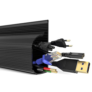 62.8 Inch J Channel Under desk cable management kit-4