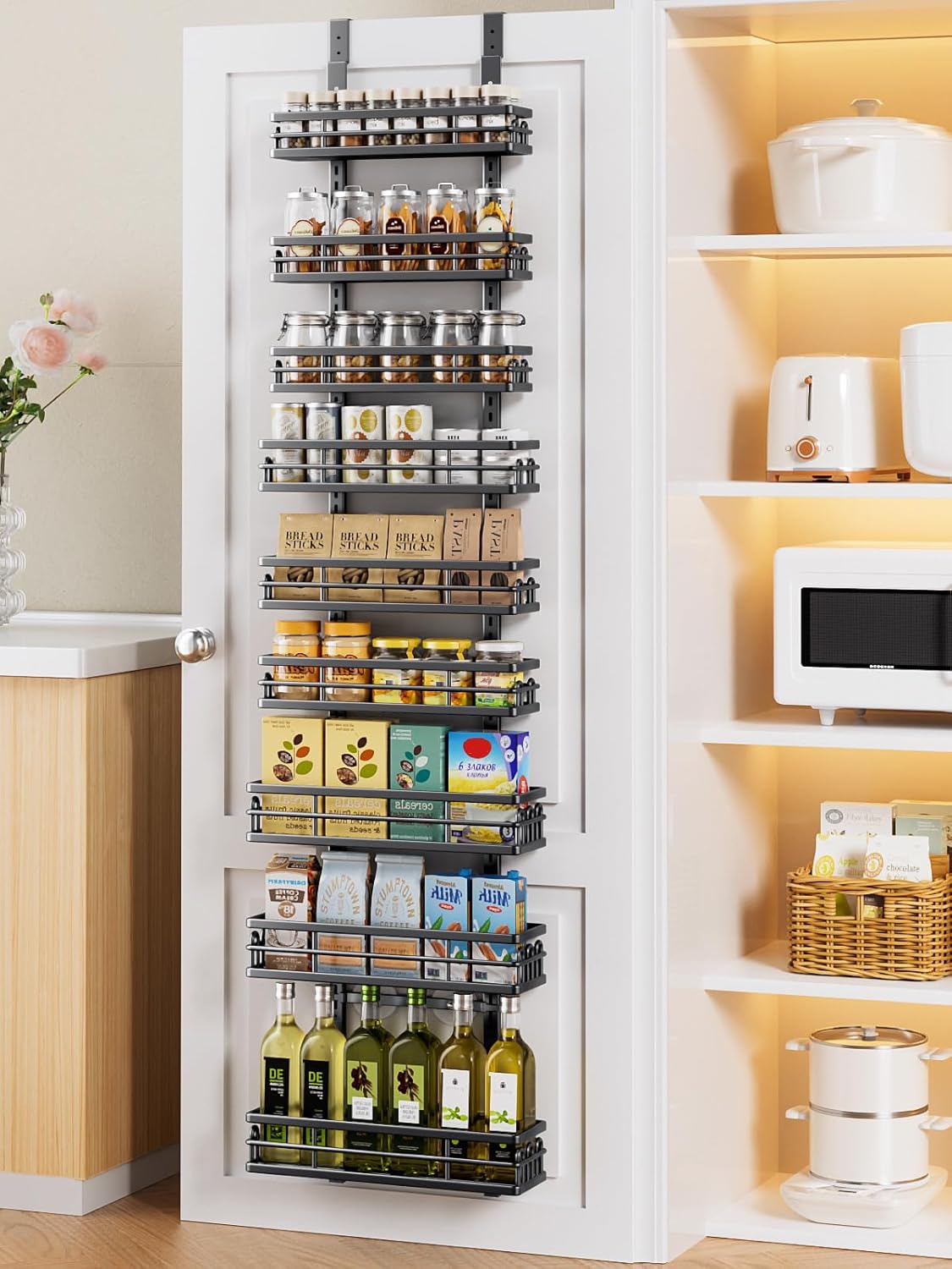 Adjustable Over the Door Organizer