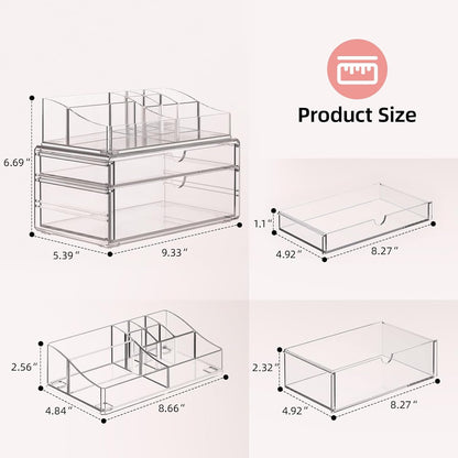 Clear Makeup Organizer