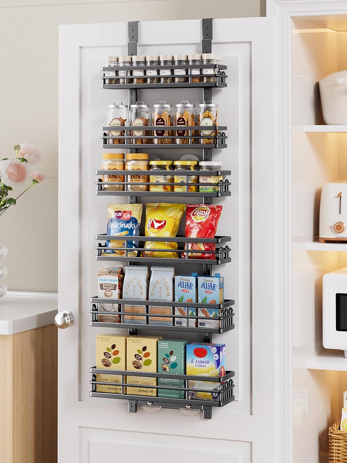 Adjustable Over the Door Organizer