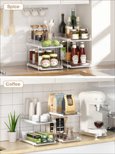 Load image into Gallery viewer, 2 Sets of 2-Tier Multi-Purpose Under Sink Organizers and Storage
