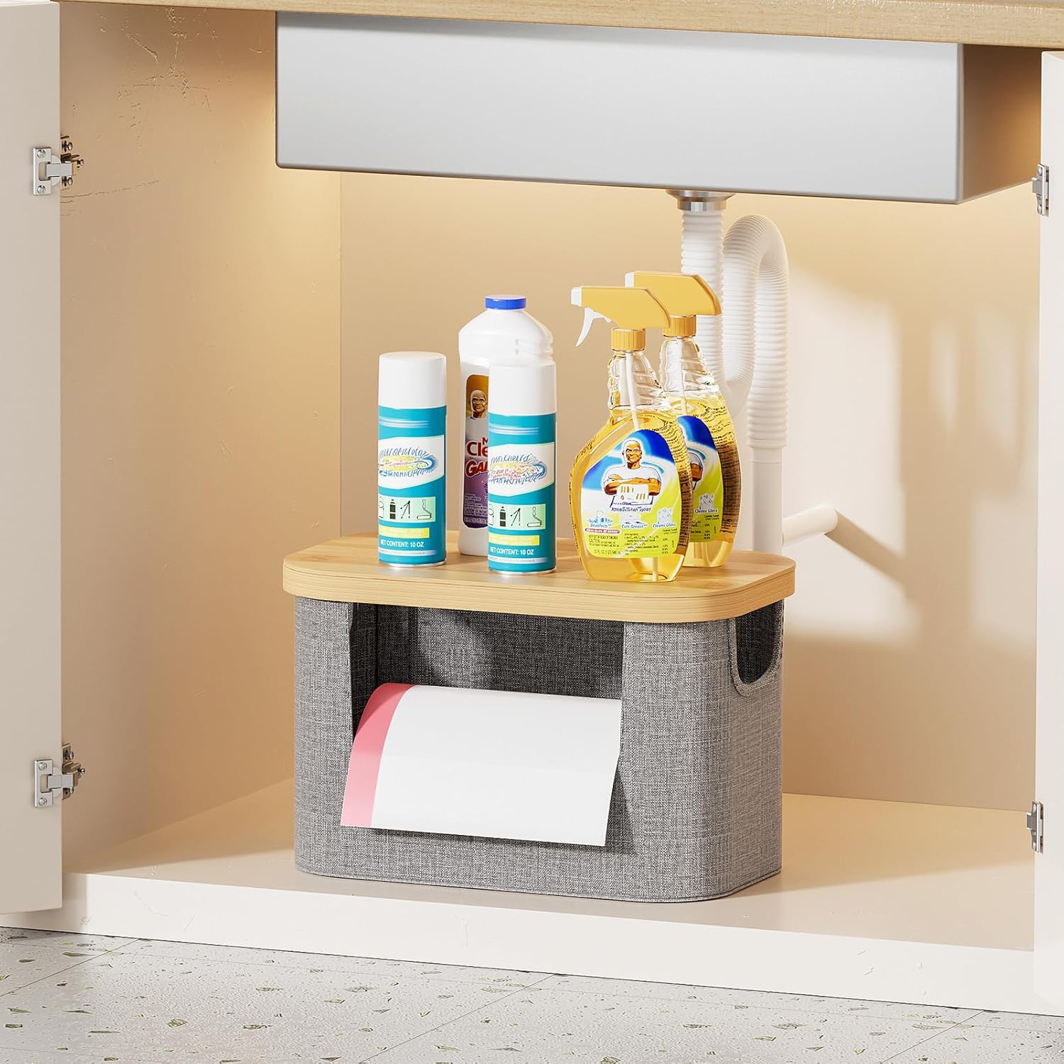 Fabric Trash Bag Organizer