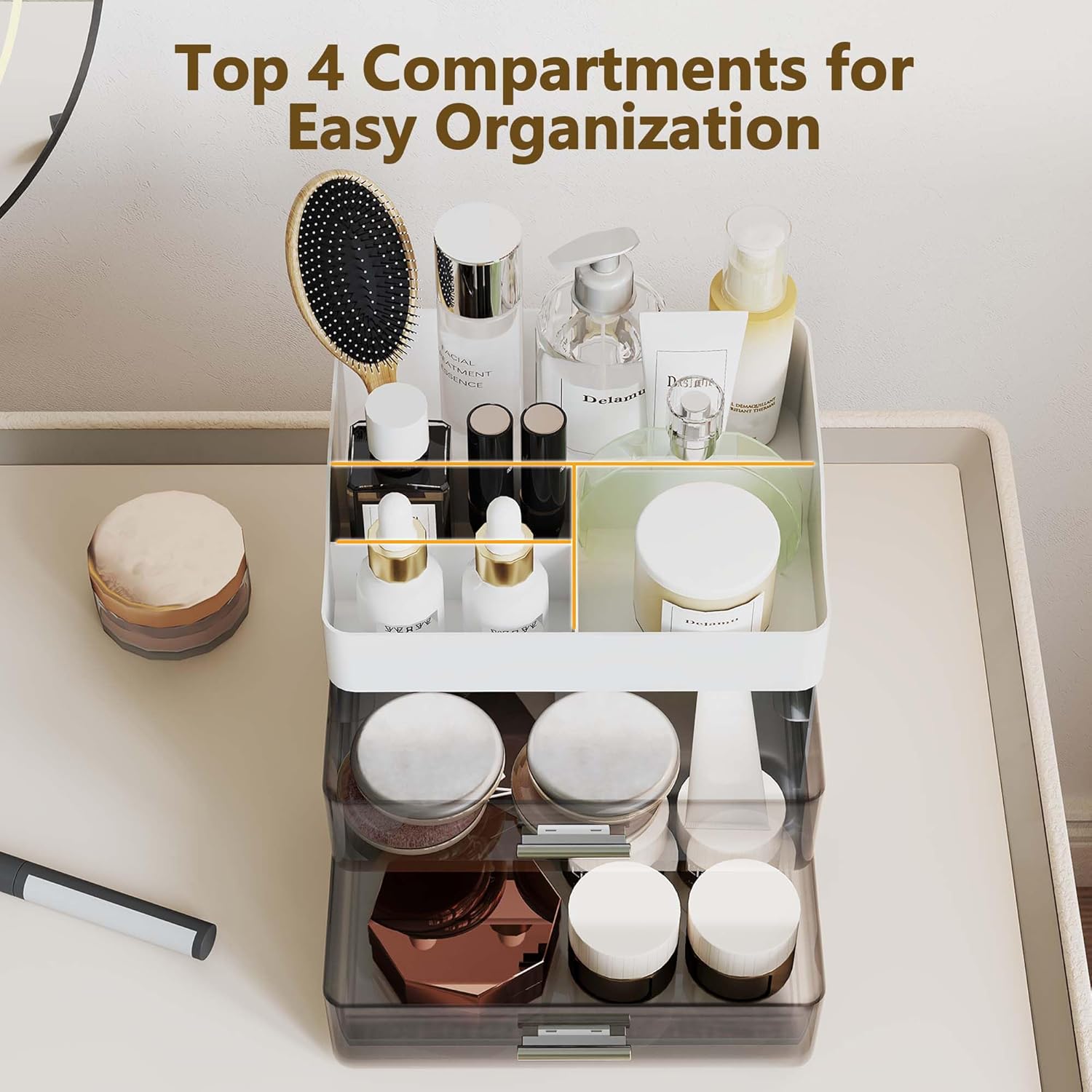 2-Drawers Countertop Organizer