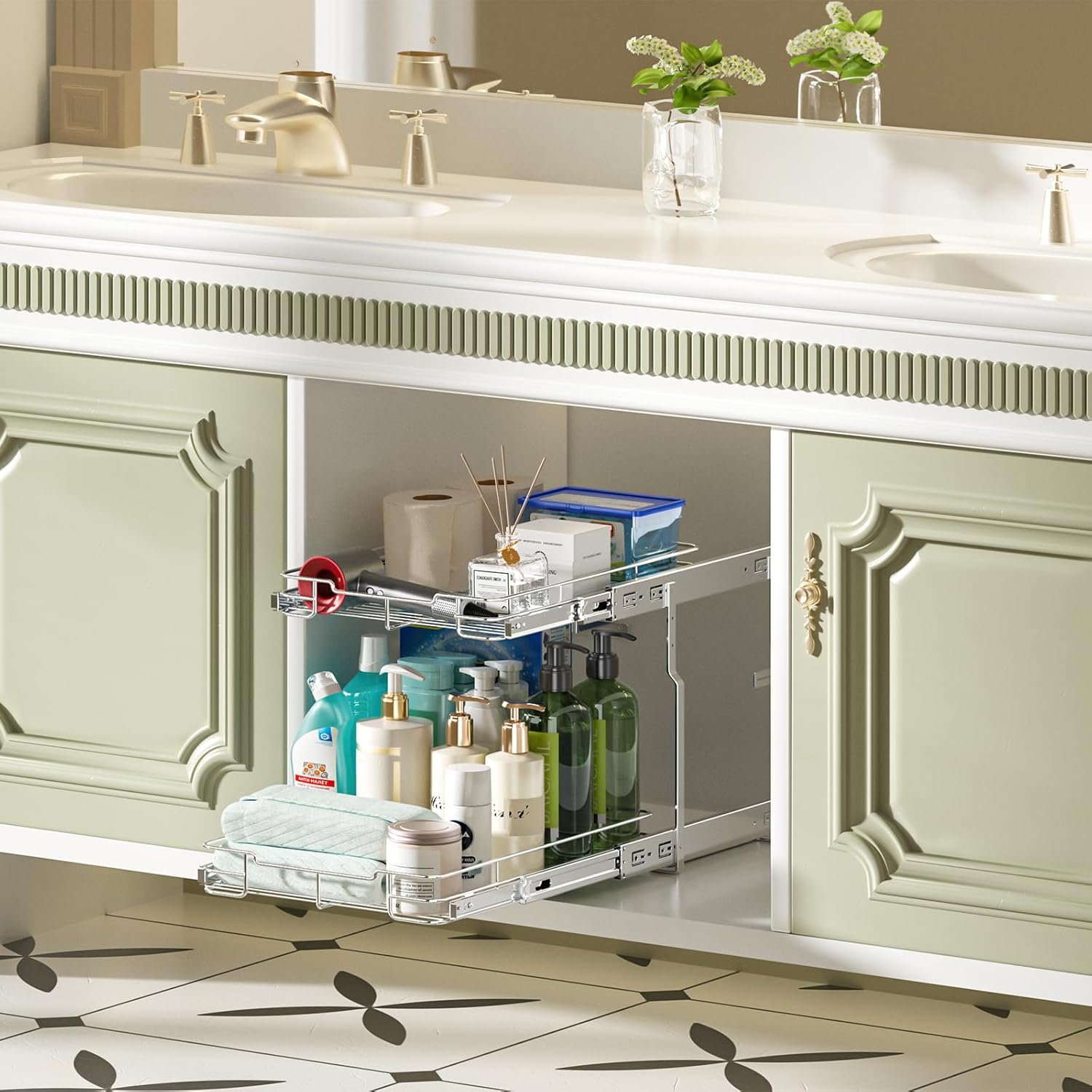 Pull Out Cabinet Organizer