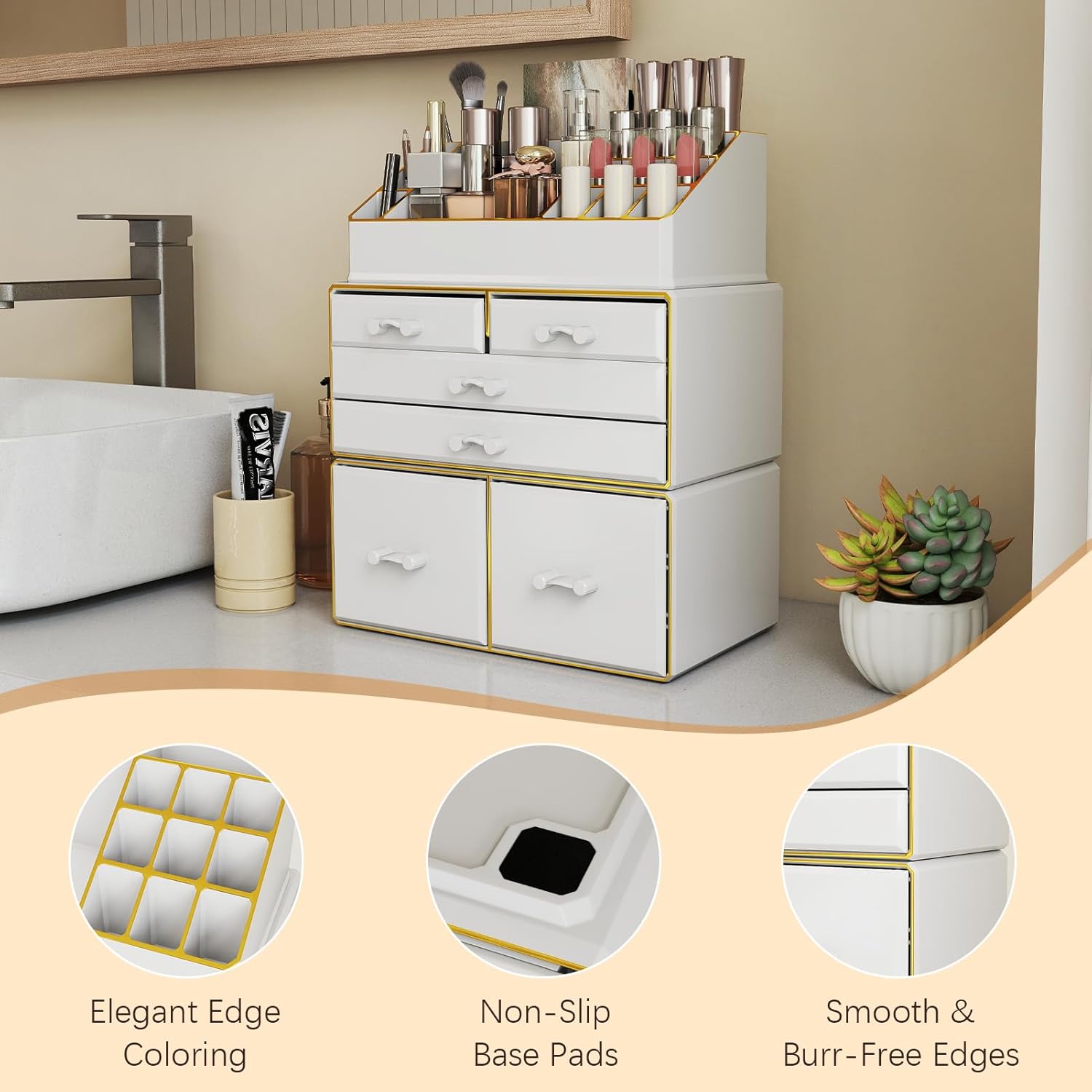 3-Tier Makeup Organizer