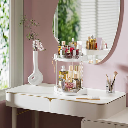 Rotating Bathroom Counter Organizer