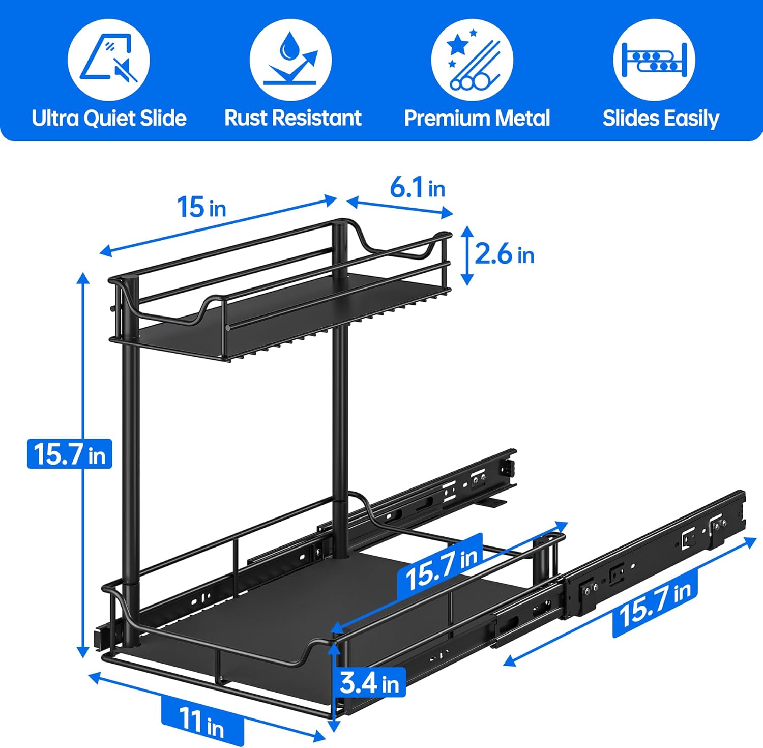 Iron Pull-Out Organizer
