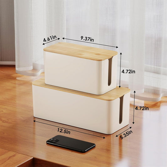 2 Pack Cable Management Box