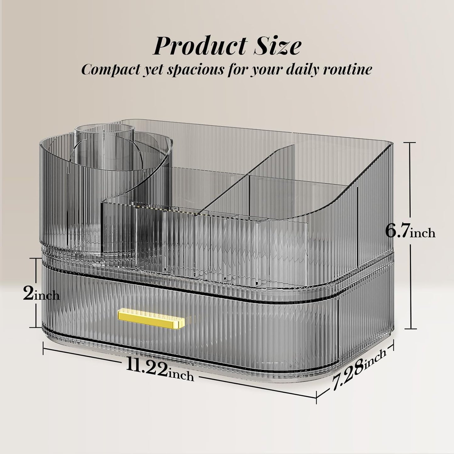 Rotating Makeup Organizer