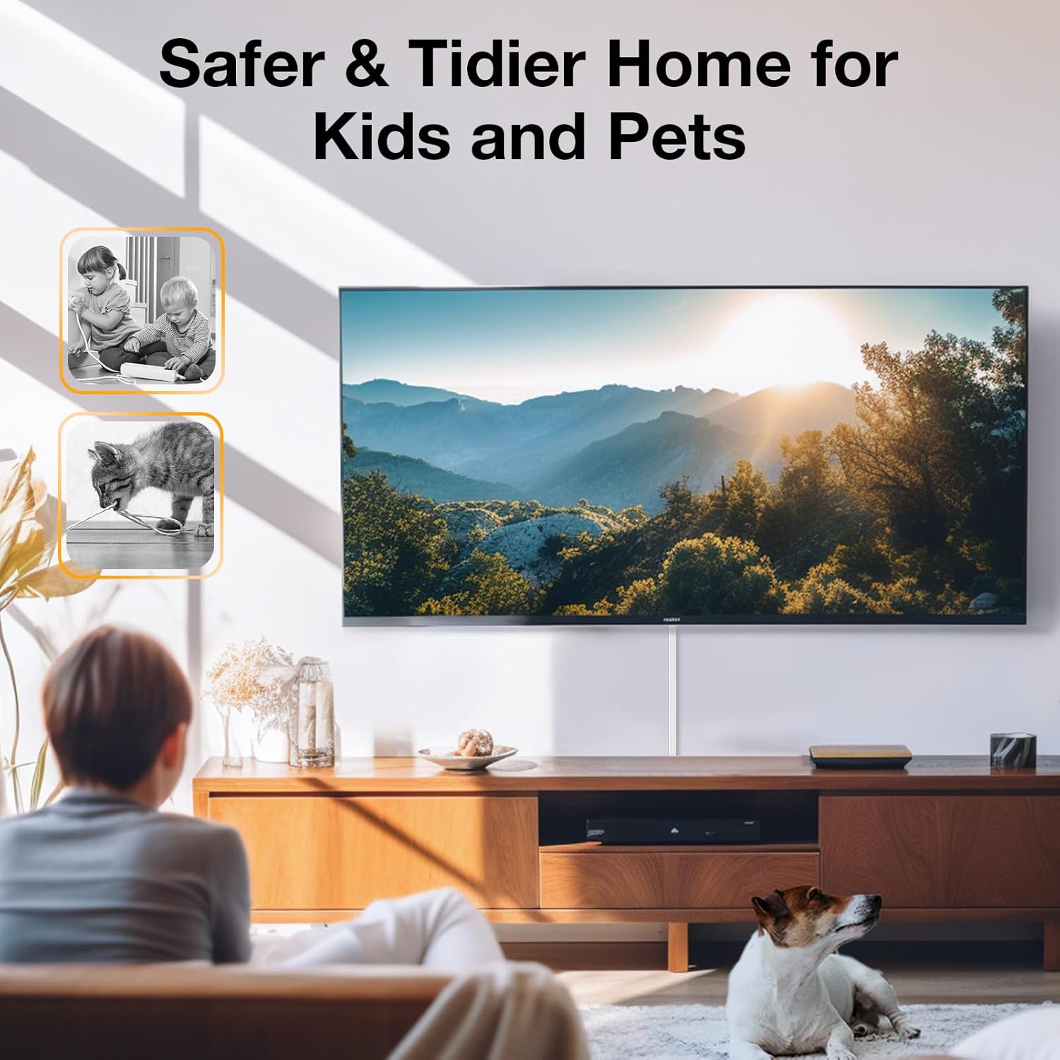 Cord Hider, 56.7in L x 0.95in W x 0.55in H