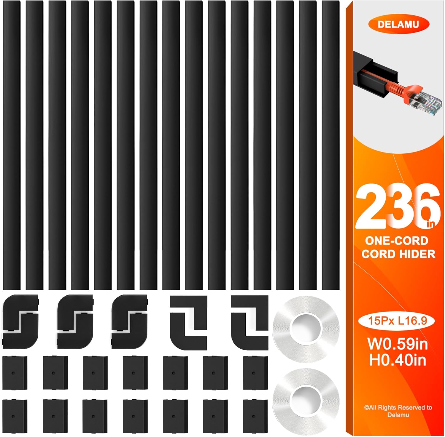 Cord Hider, One-Wire Cable Hider