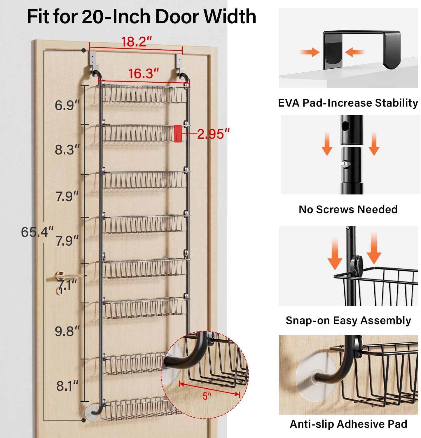 Over The Door Pantry Organizer