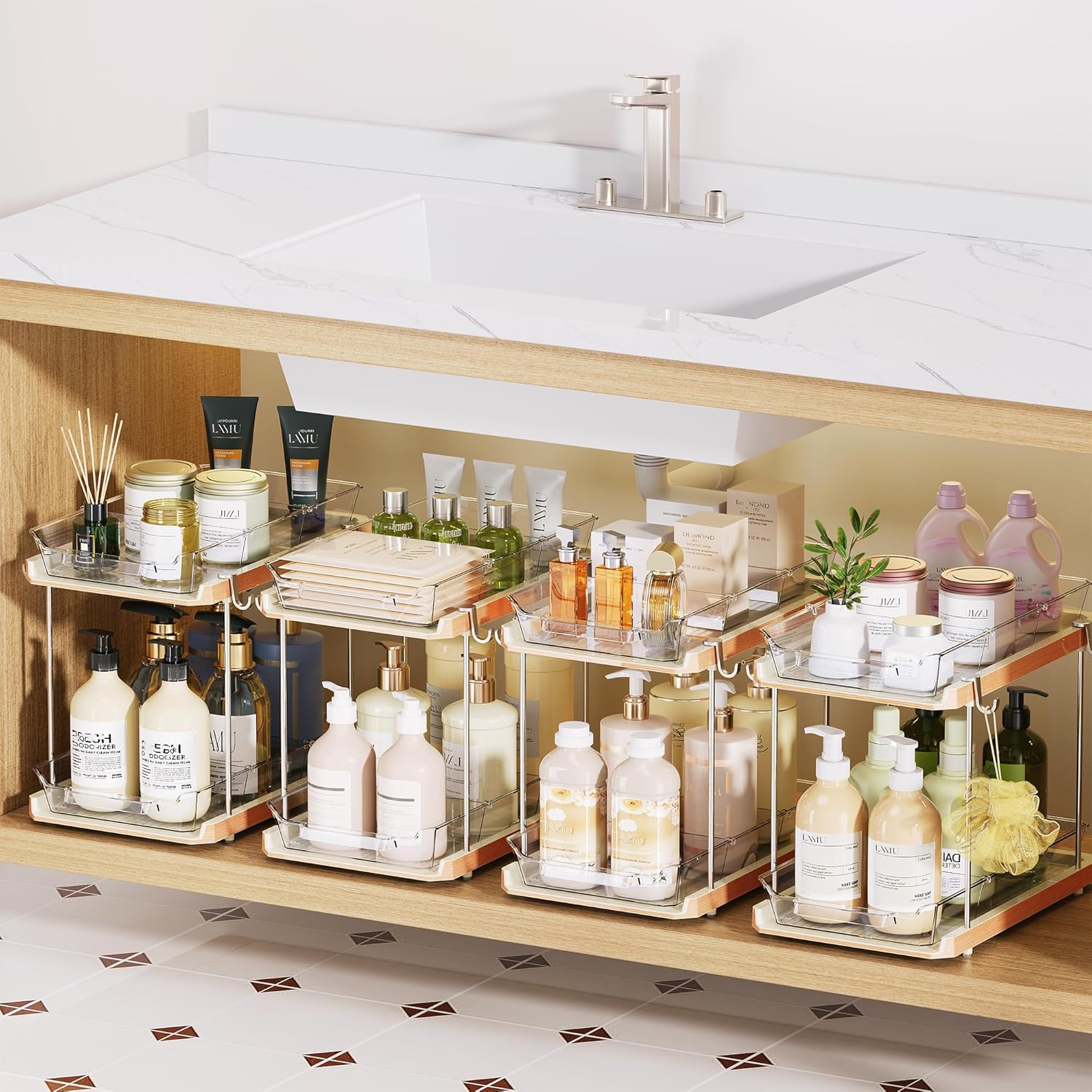 4 Pack Pull Out Organizer