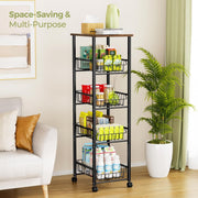 Rolling Pantry Storage Cart