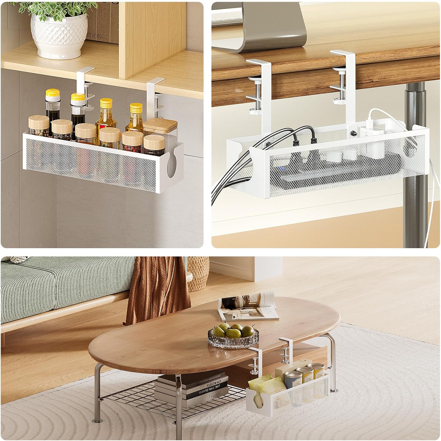 Metal Mesh Cable Management Tray