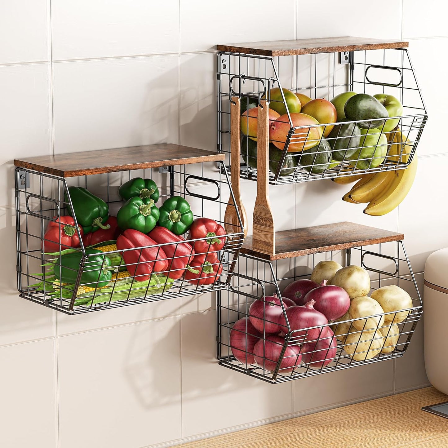 Stackable Metal Basket