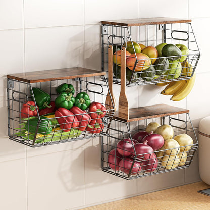 Stackable Metal Basket