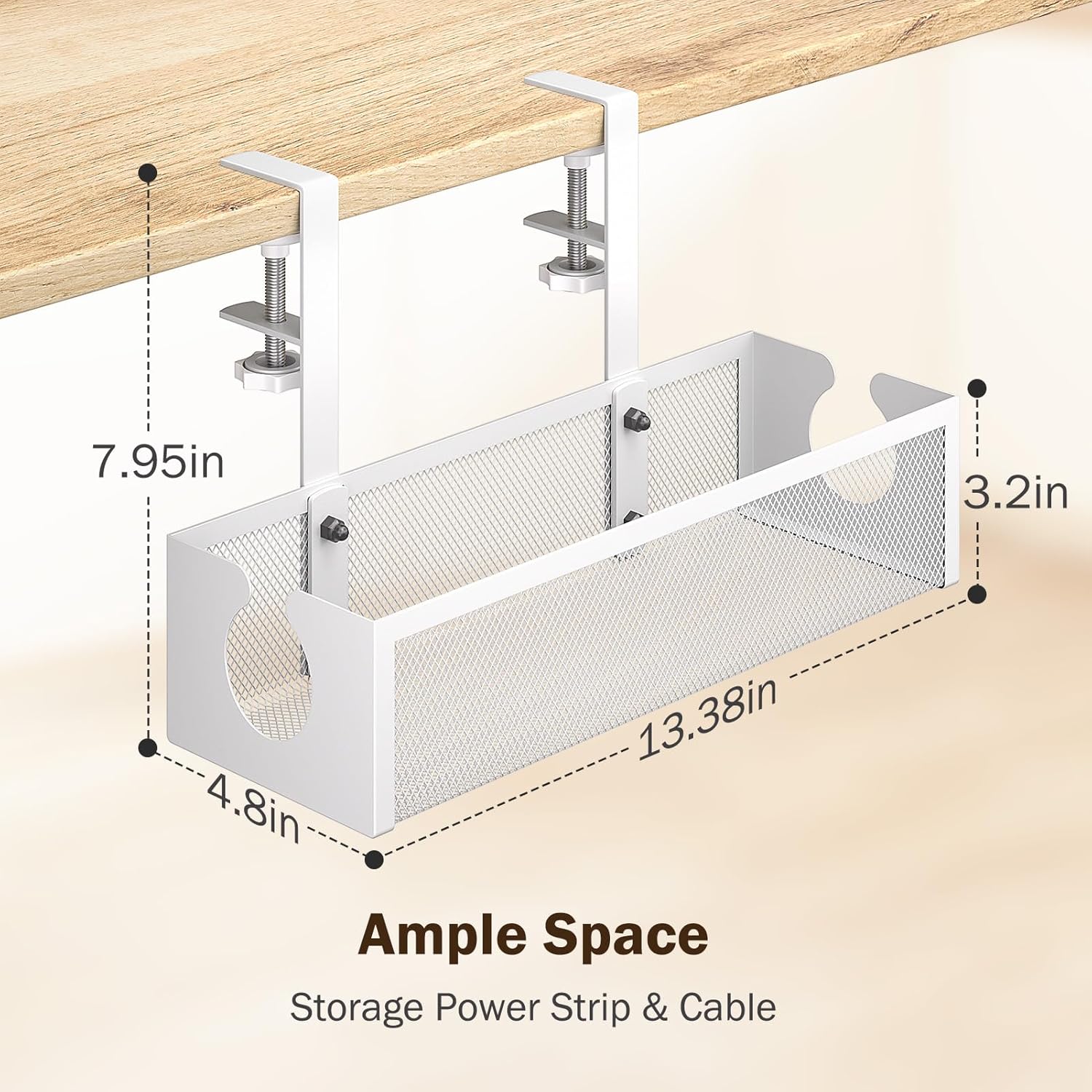 Metal Mesh Cable Management Tray