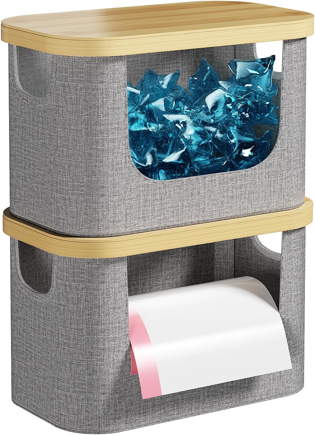 Fabric Trash Bag Organizer