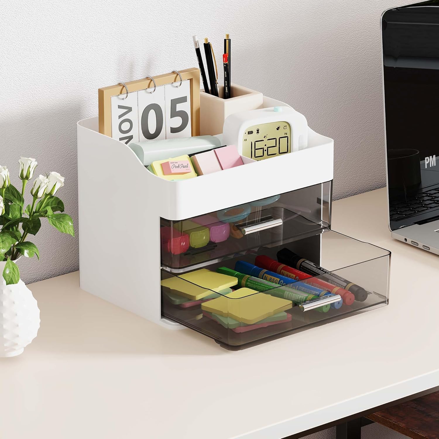 2-Drawers Countertop Organizer