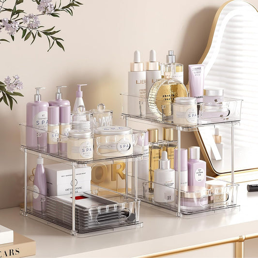 2 Pack Snap-Lock Under Sink Organizers