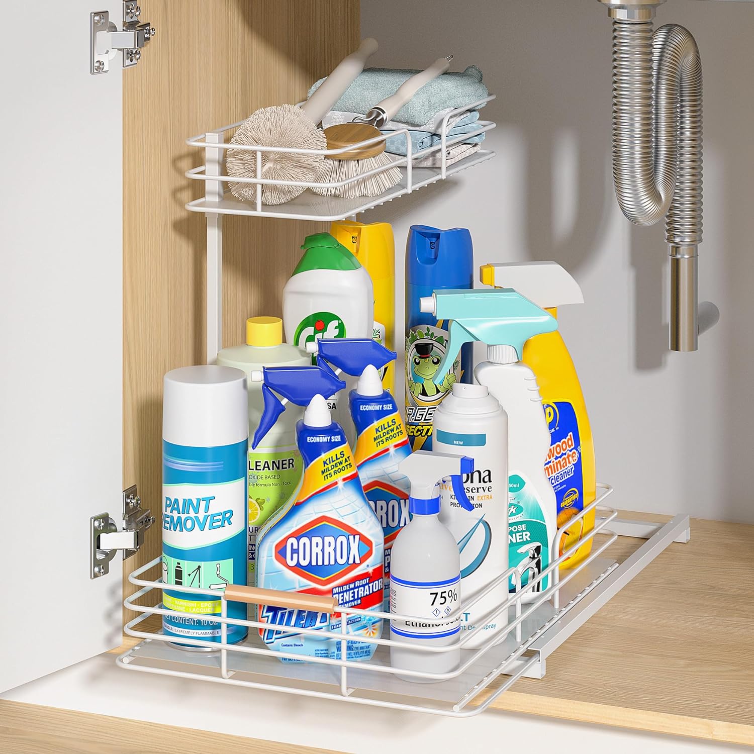 Vintage Iron Pull-Out Organizer