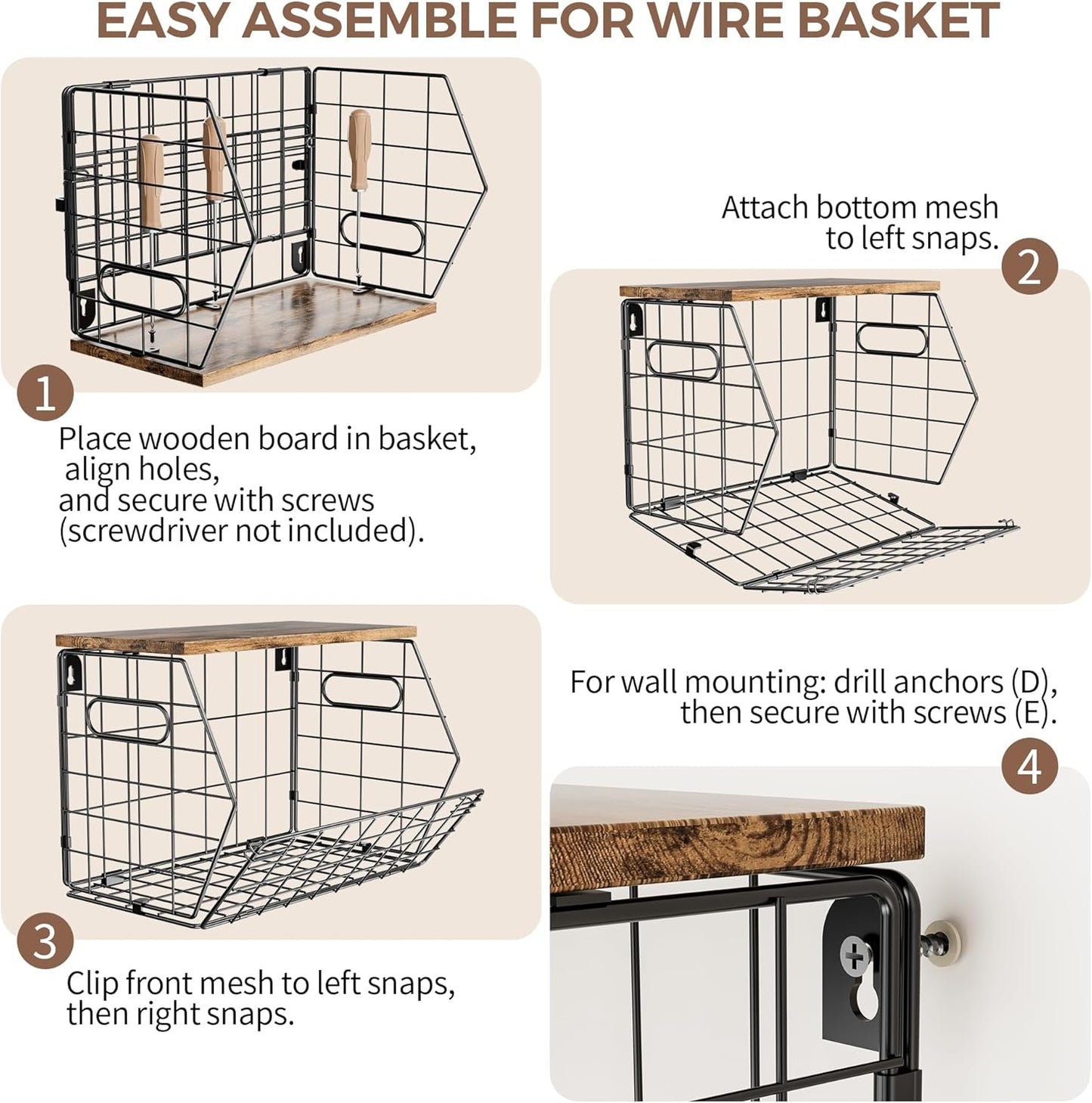 Stackable Metal Basket