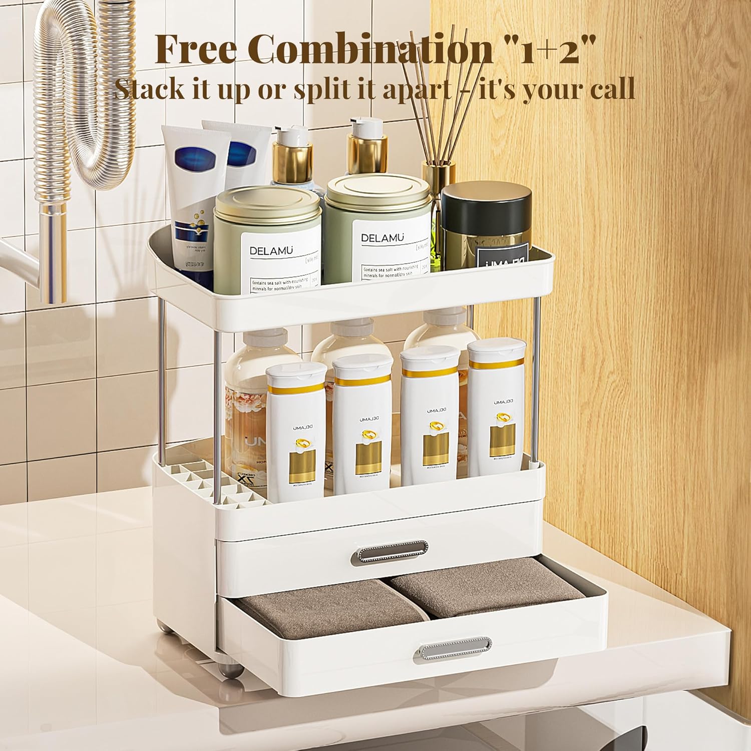 Bathroom Countertop Organizer – DELAMU