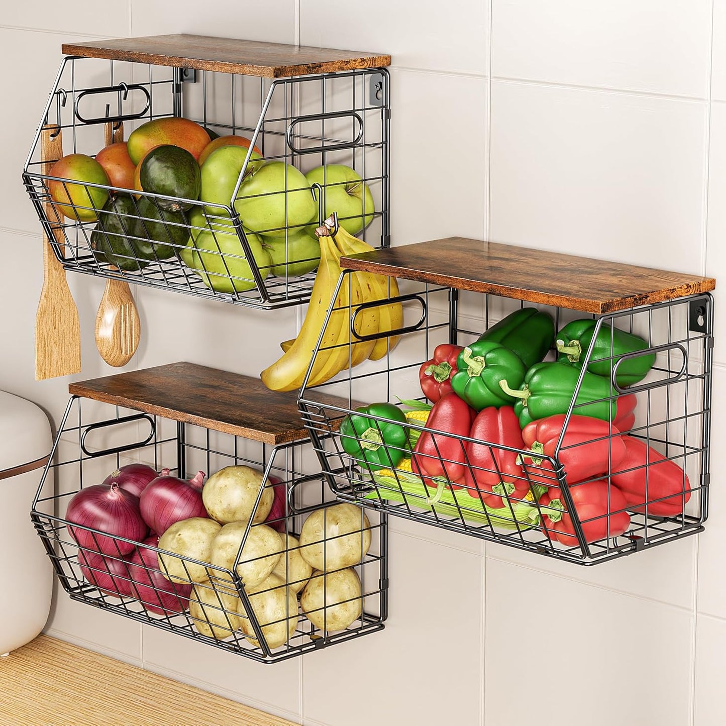 Stackable Metal Basket