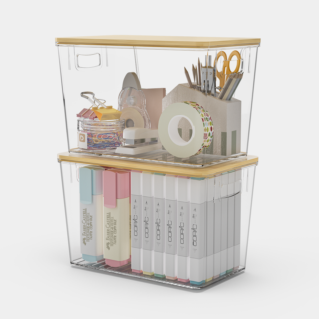 2 Set Clear Pantry Organizers