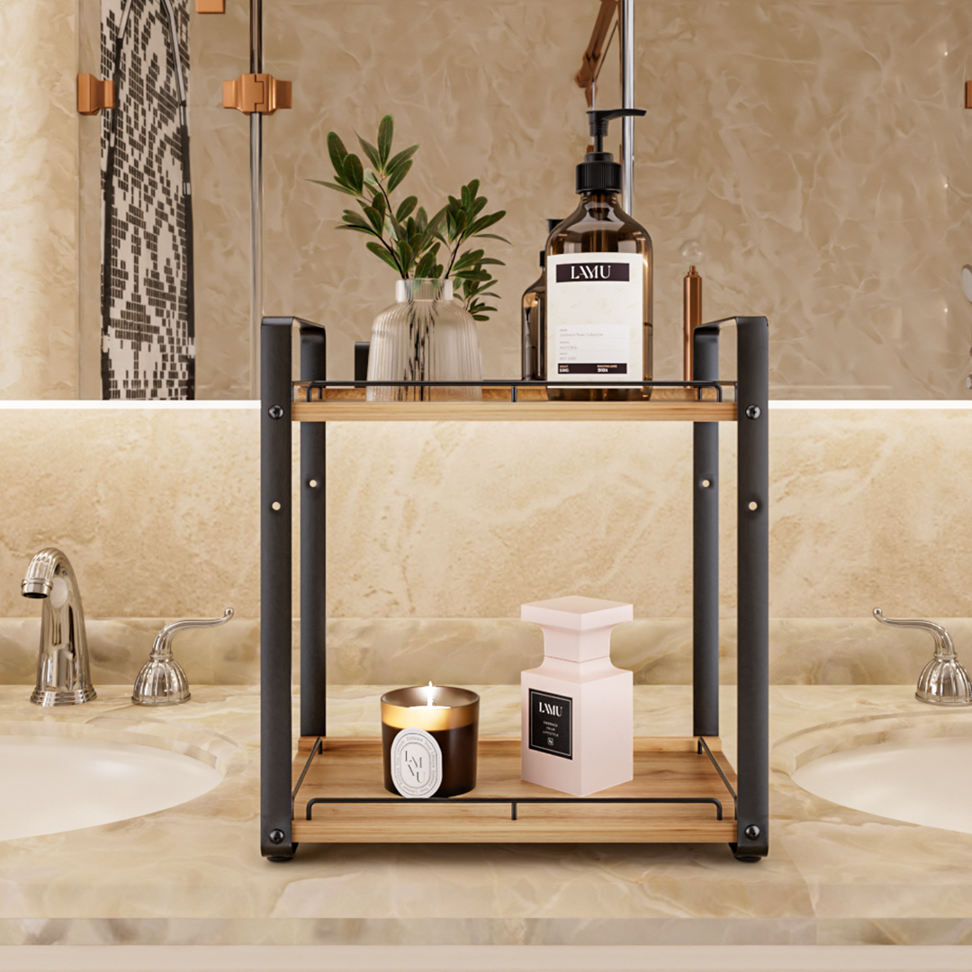 Wood Countertop Organizer