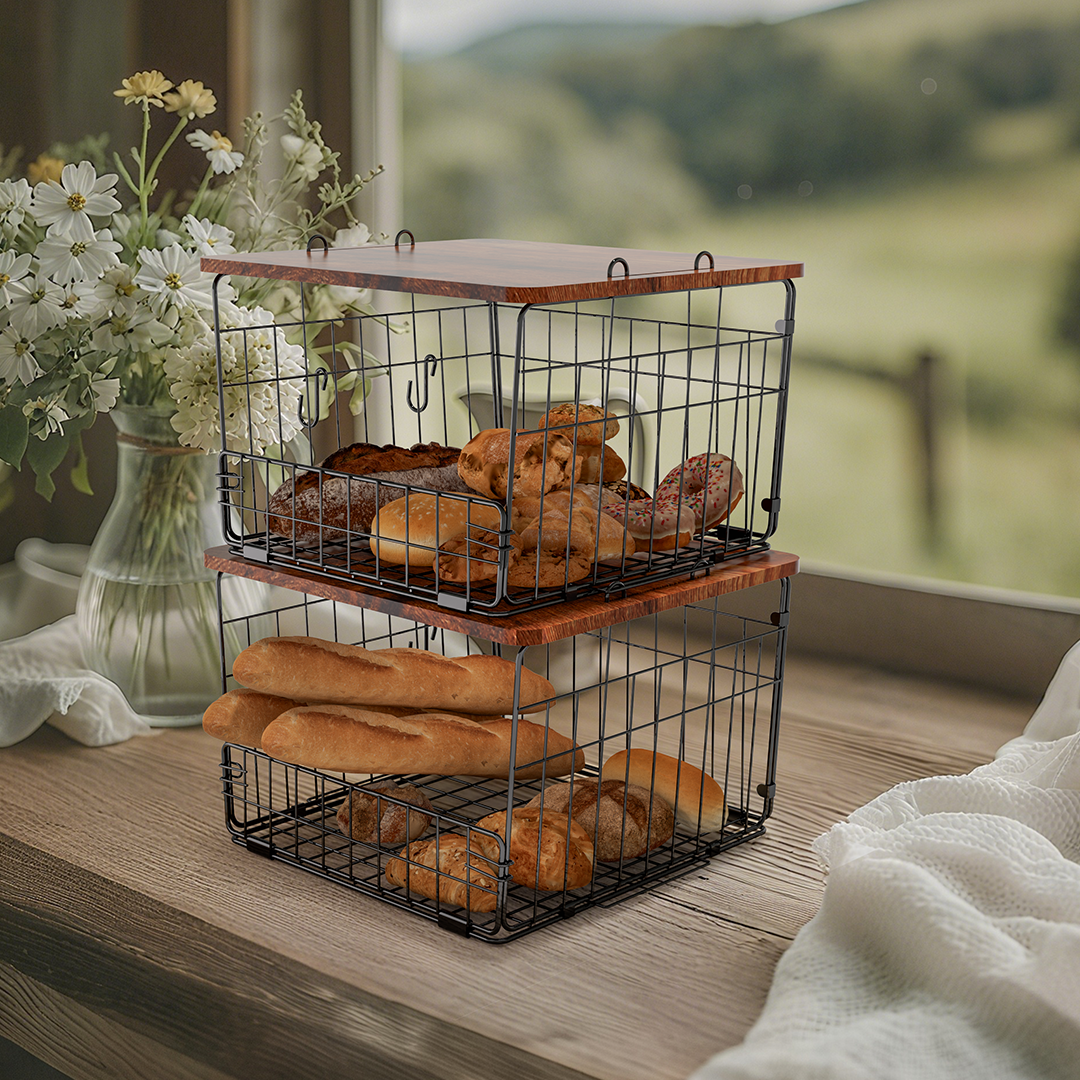 Stackable Metal Basket