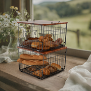 Stackable Metal Basket