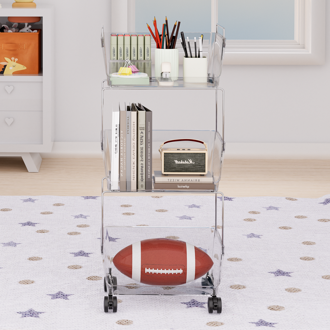 3-Tier Rolling Cart