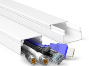 Delamu Cord Hider | 34in Cord Covers for Wires on Wall | Large Cable Hider