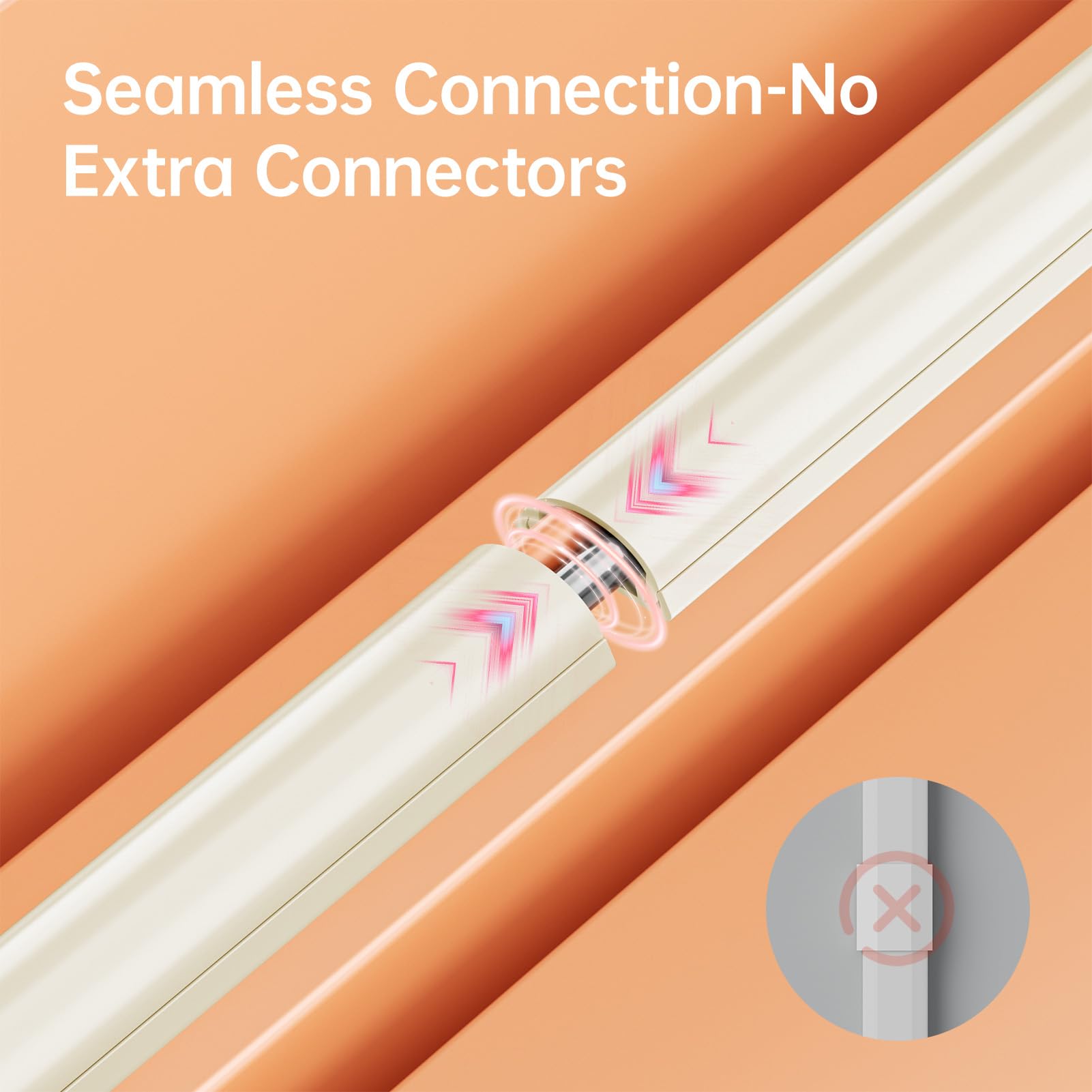 Delamu 42.5in Self-Adhesive Cable Hider Kit - 3 x 14.2in Curved Cord Hider