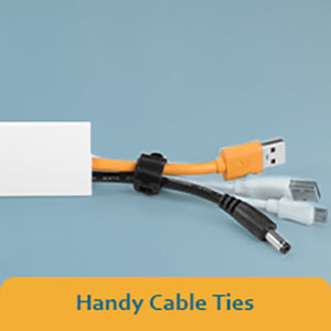 Paintable Corner Cover for Cable- Handy Cable Ties