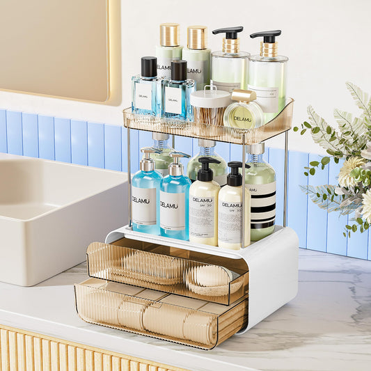 2-Drawer Bathroom Organizer
