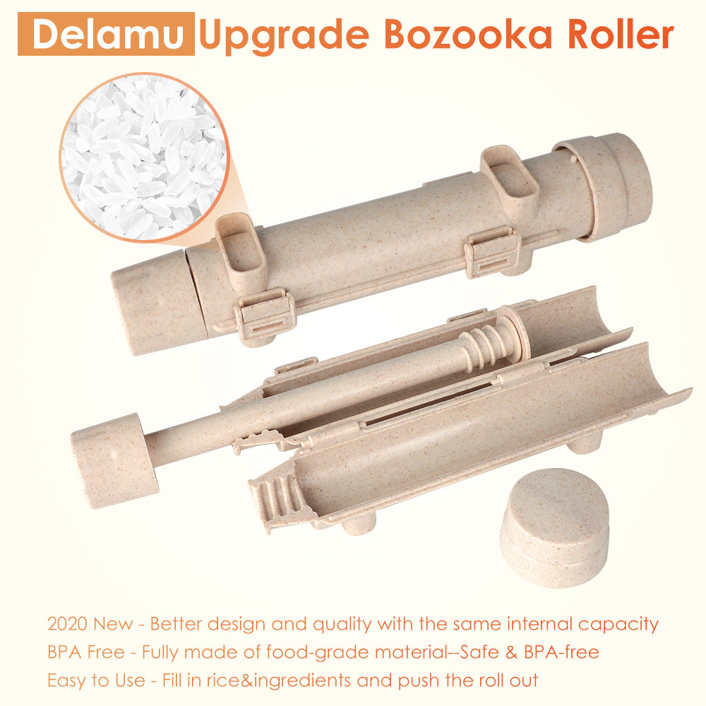 20 in 1 Sushi Bazooka Roller Kit with Chef’s Knife