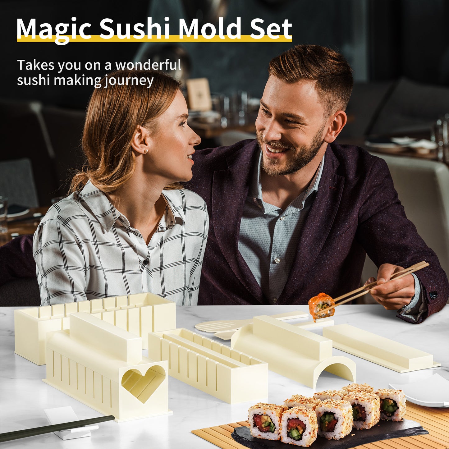 13 in 1 Magic Sushi Maker for Beginner