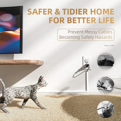 DELAMU 94In One-Cord Channel Cord Cover Wall