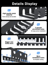 Load image into Gallery viewer, Under Desk Cable Management Tray 2 Pack 15.75&#39;&#39;x4.72&#39;&#39;x4.72&#39;&#39;
